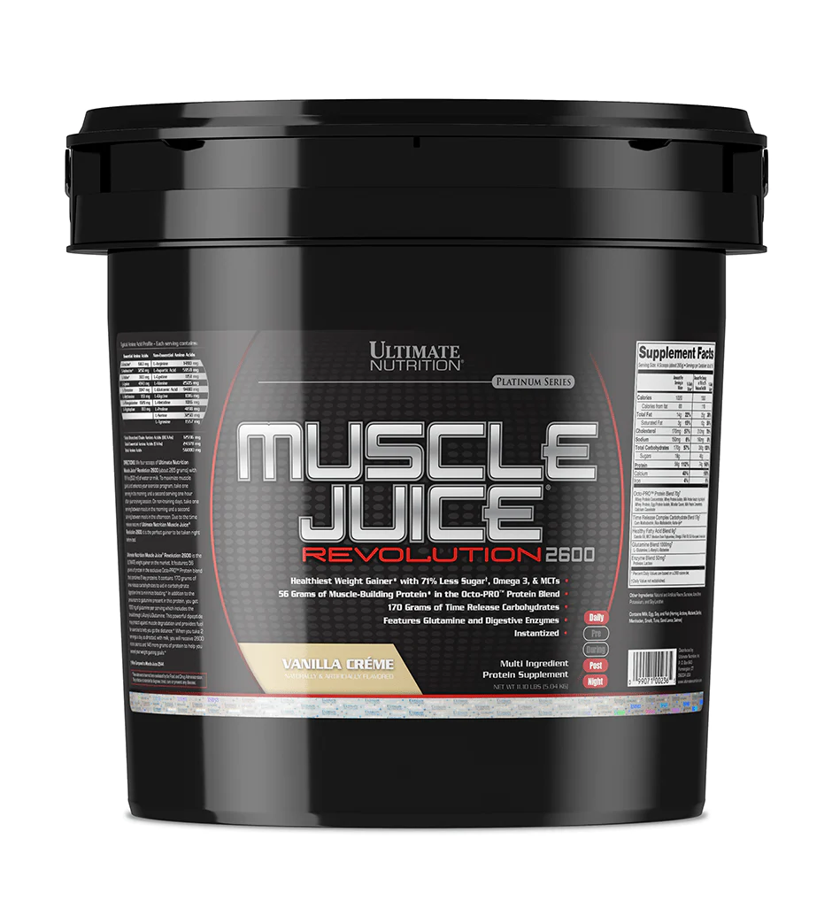 ULTIMATE Nutrition Muscle Juice Revolution 2600 - Mass Gainer 11 Lbs.
