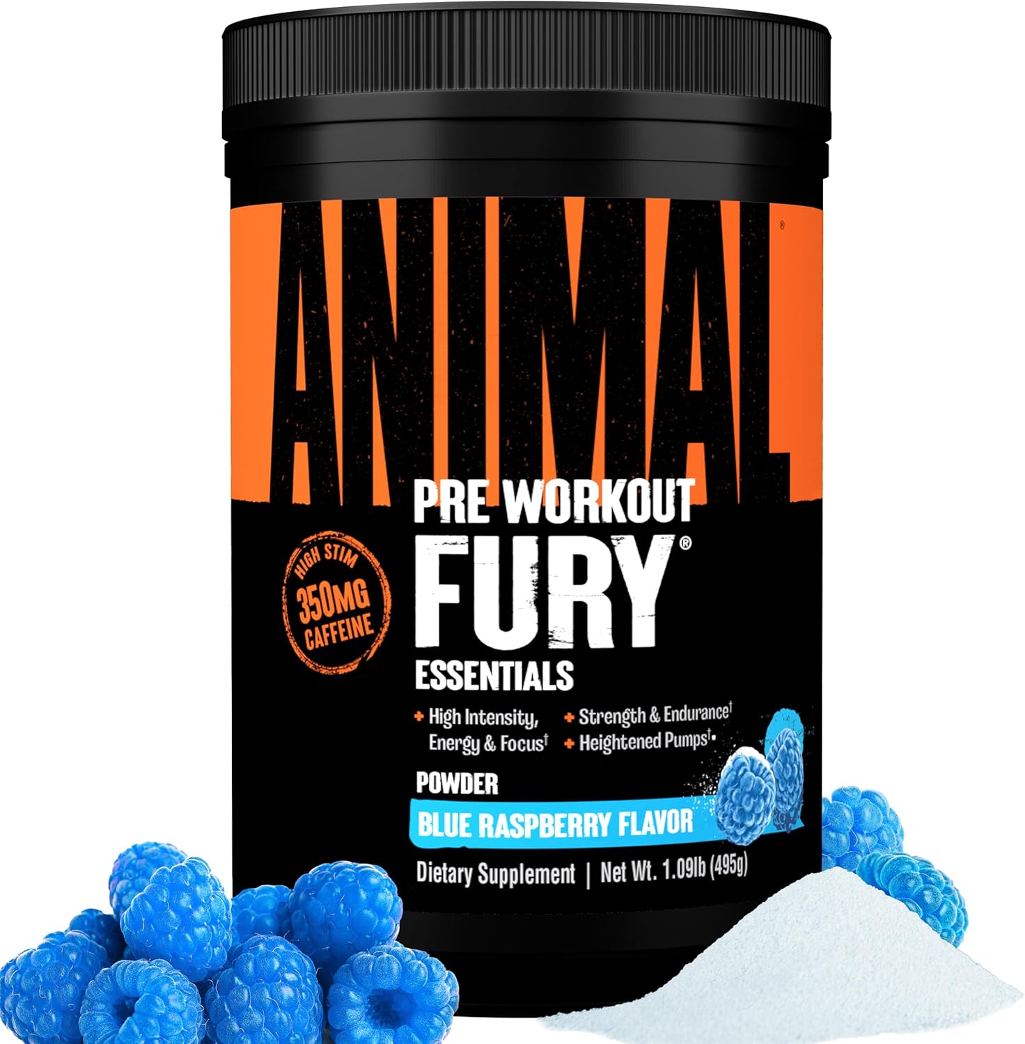 Animal Fury Pre Workout Powder - 483g | 30 Serving