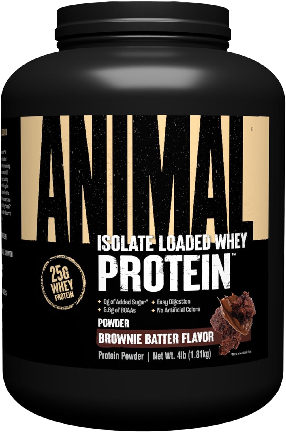 Animal Whey Isolate Loaded Protein Powder - 4 lbs