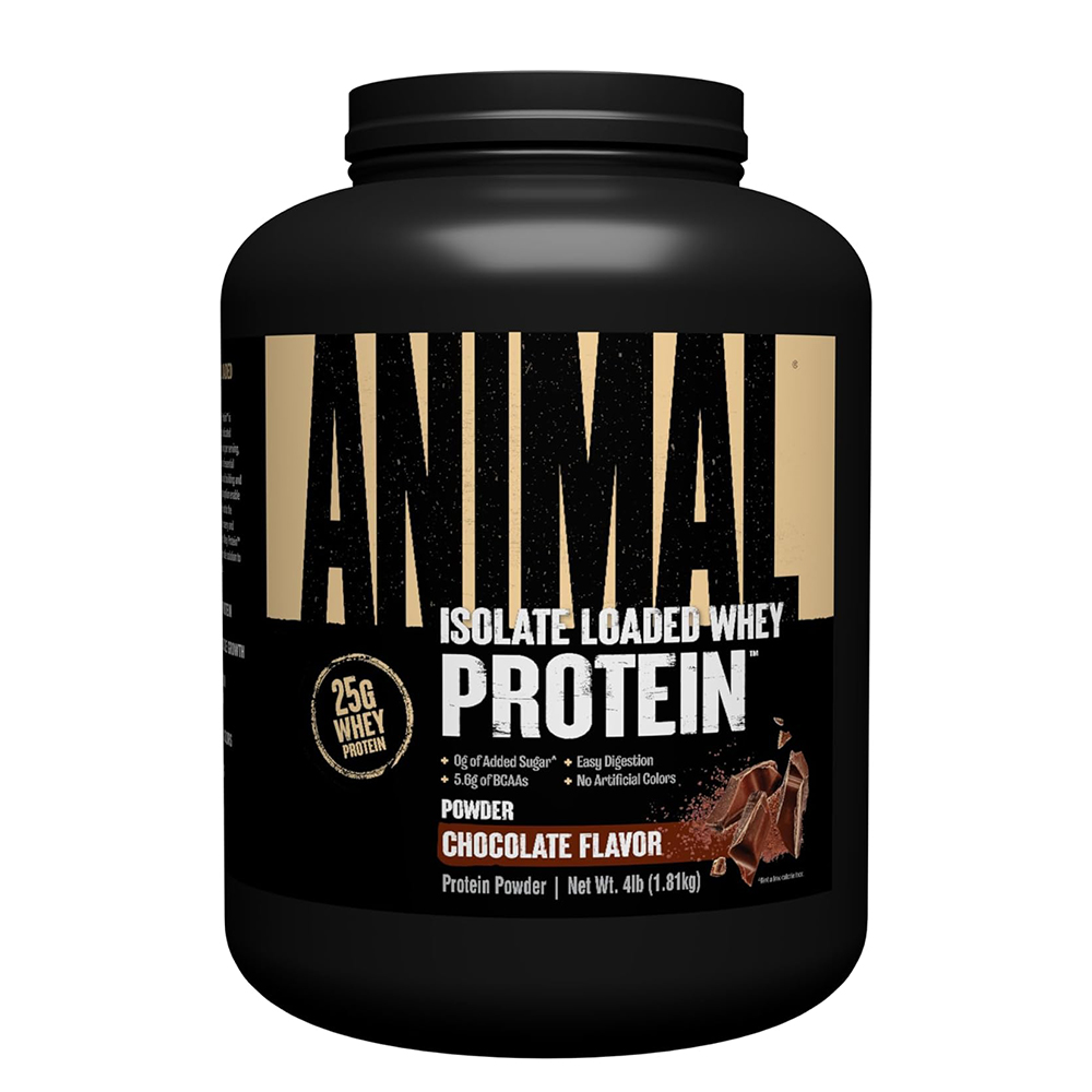 Animal Whey Isolate Loaded Protein Powder - 4 lbs