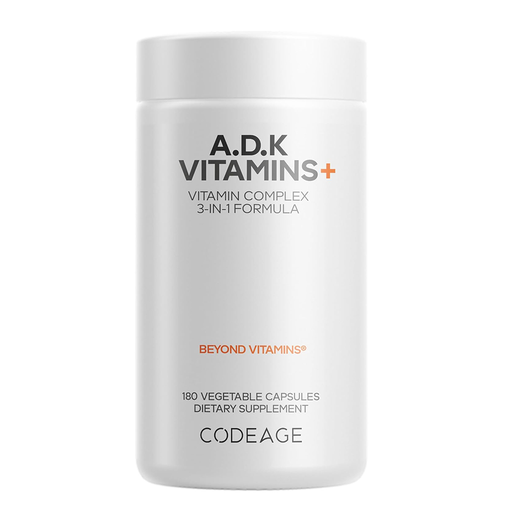 Codeage ADK Vitamins - 180 Veg Capsules