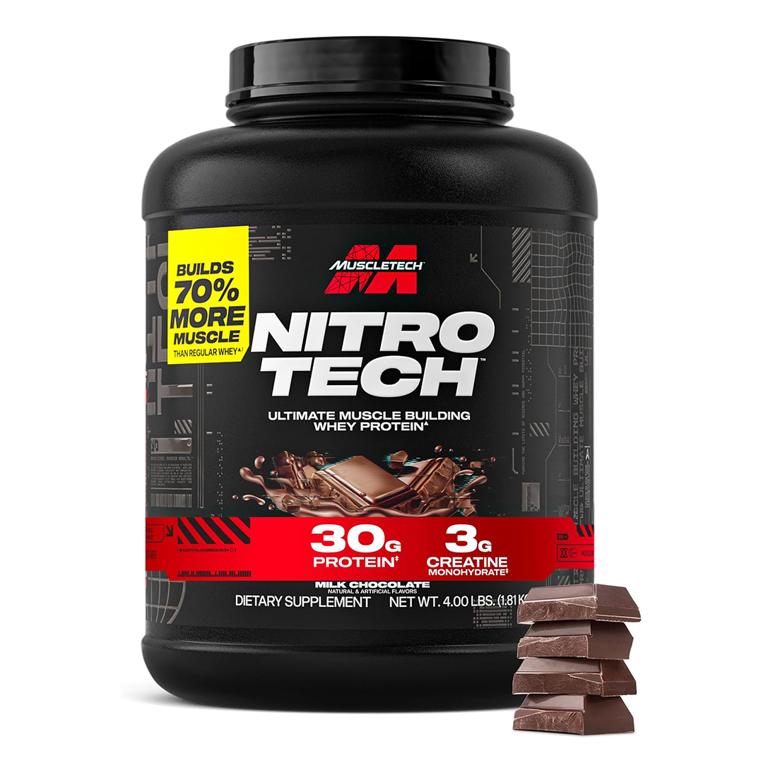 MUSCLETECH NITRO-TECH Whey Isolate+ 4 Lbs.