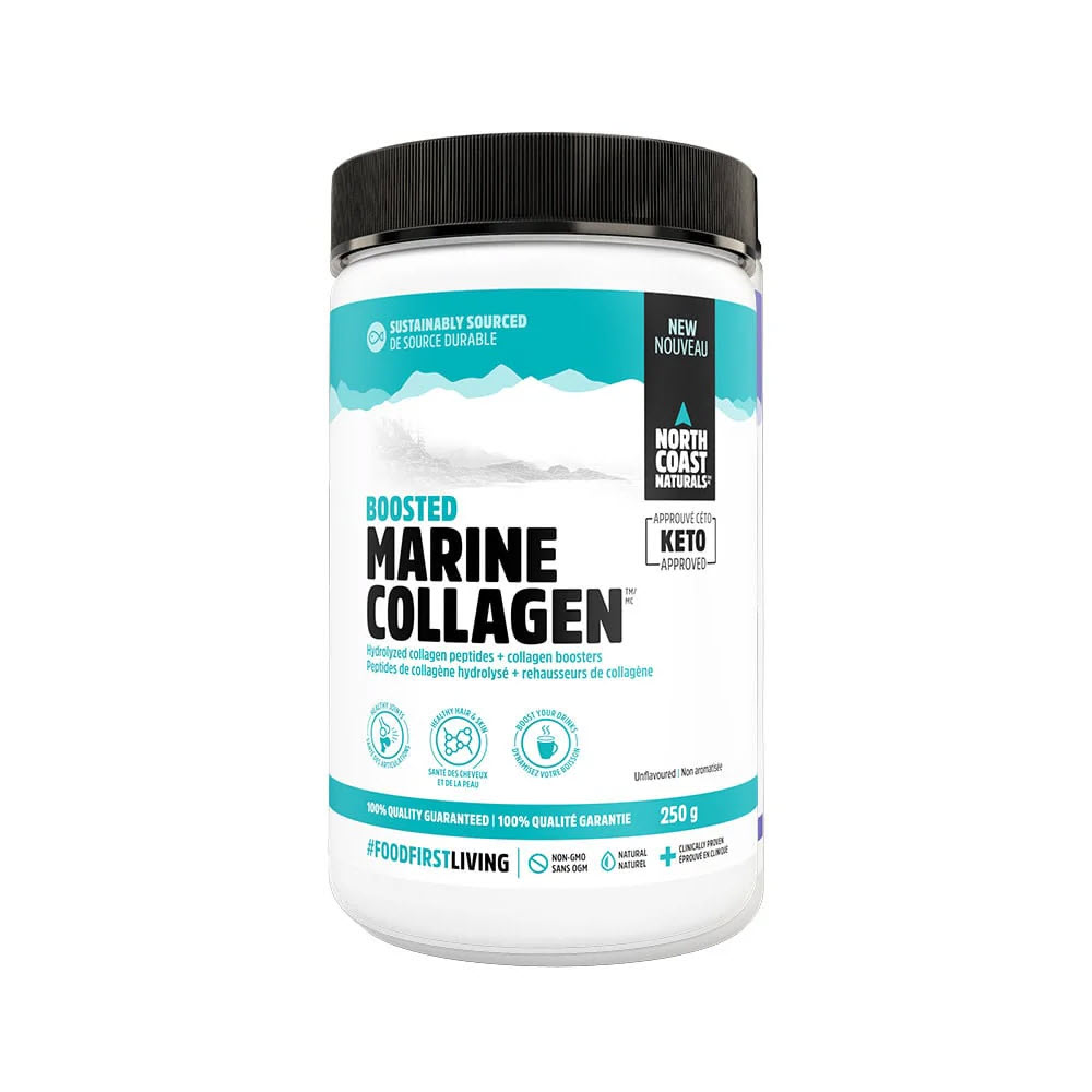 NORTH COAST NATURALS Boosted Marine Collagen - Unflavoured 250g