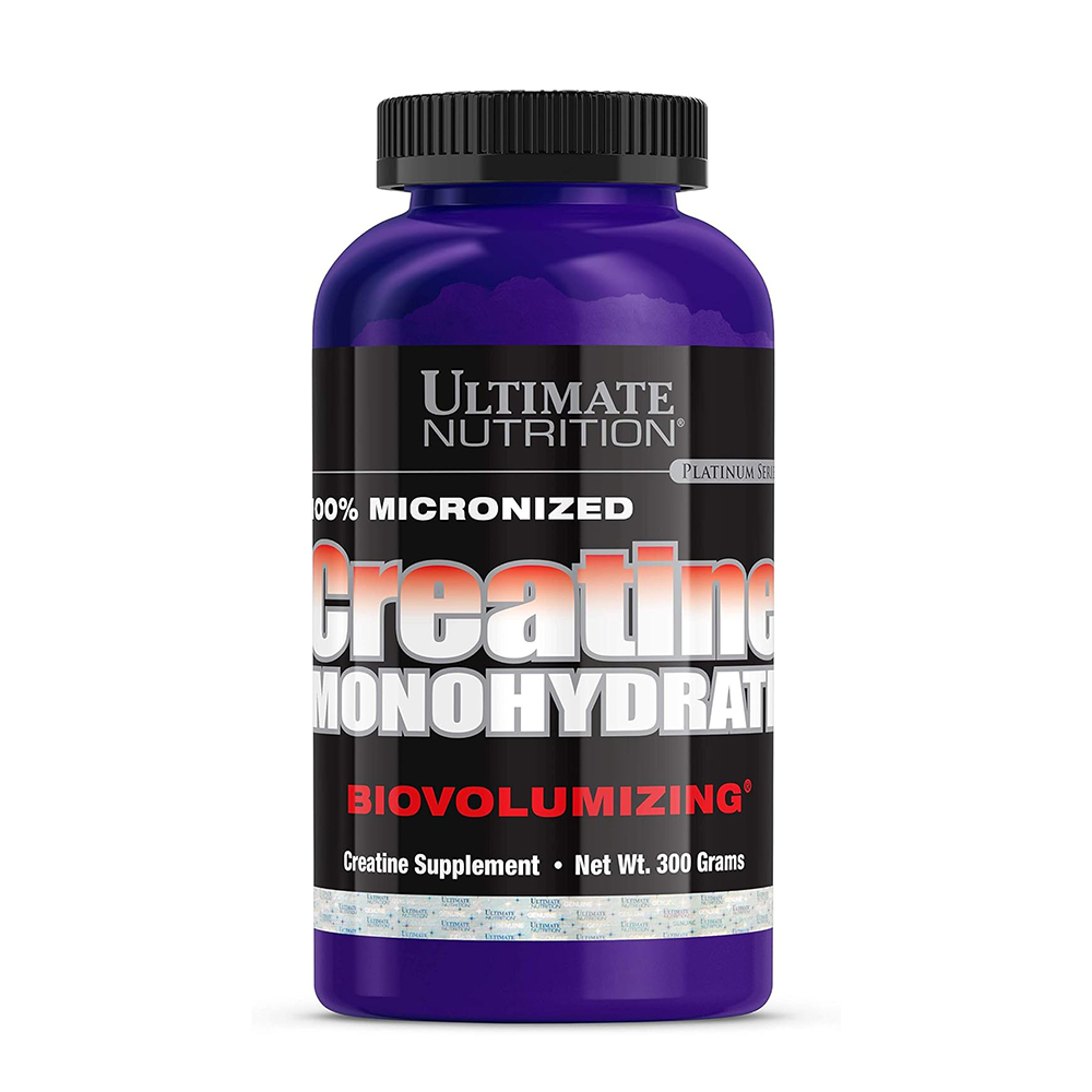Ultimate Nutrition Micronized Creatine Monohydrate Biovolumizing Powder - 300g (60 Servings)