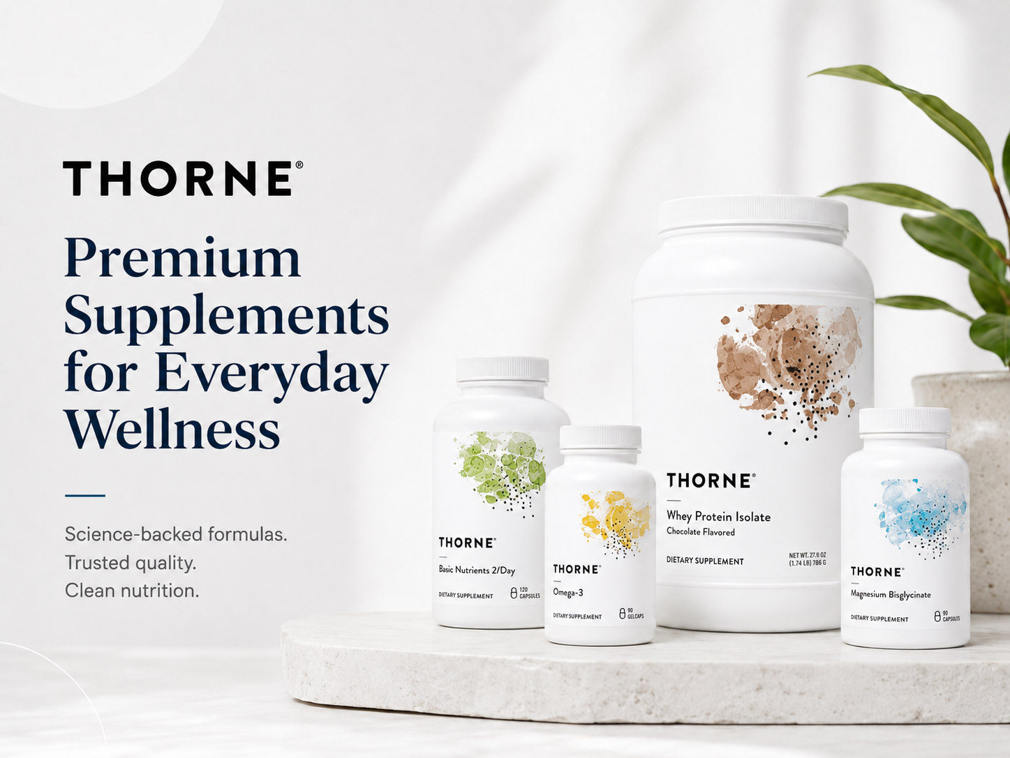 THORNE: Premium Supplements for People Who Take Health Seriously