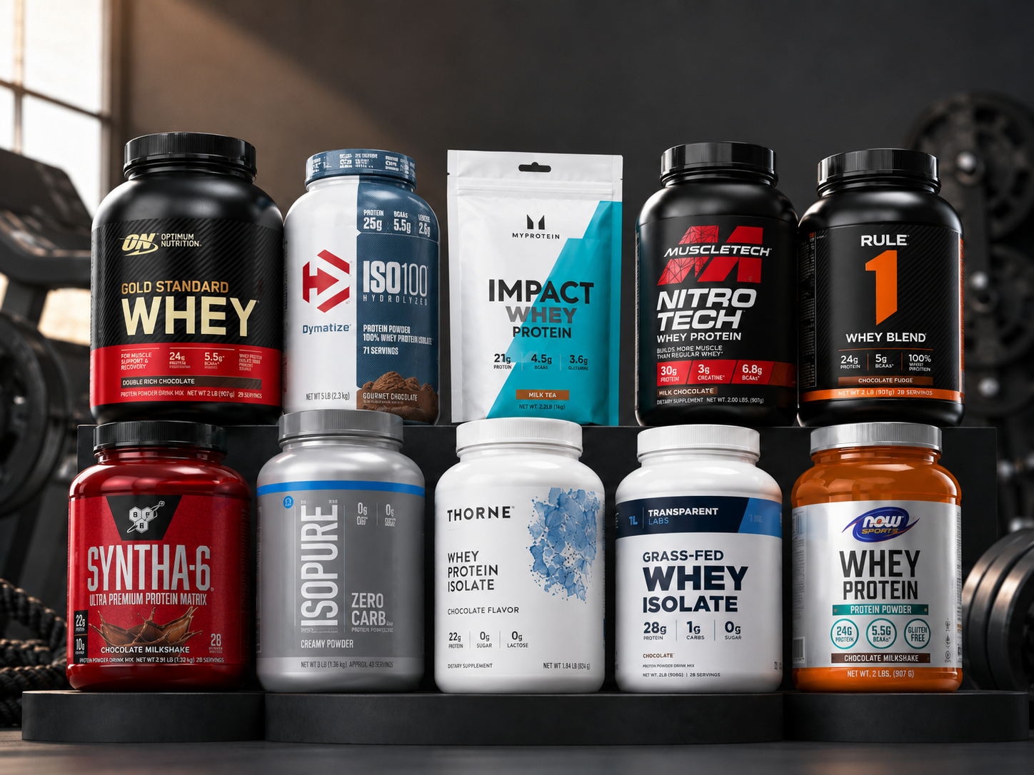 Top 10 Global Whey Protein Brands: Trusted Names in Sports Nutrition
